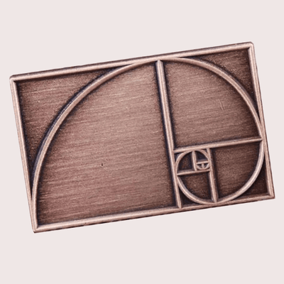 Golden Ratio Enamel Pin