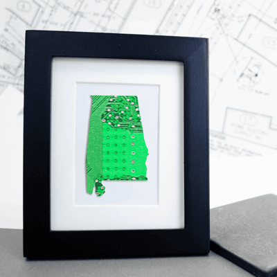 Alabama Circuit Board Art - Mini