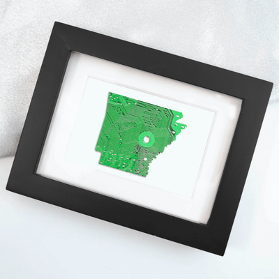 Arkansas Circuit Board Art - Mini
