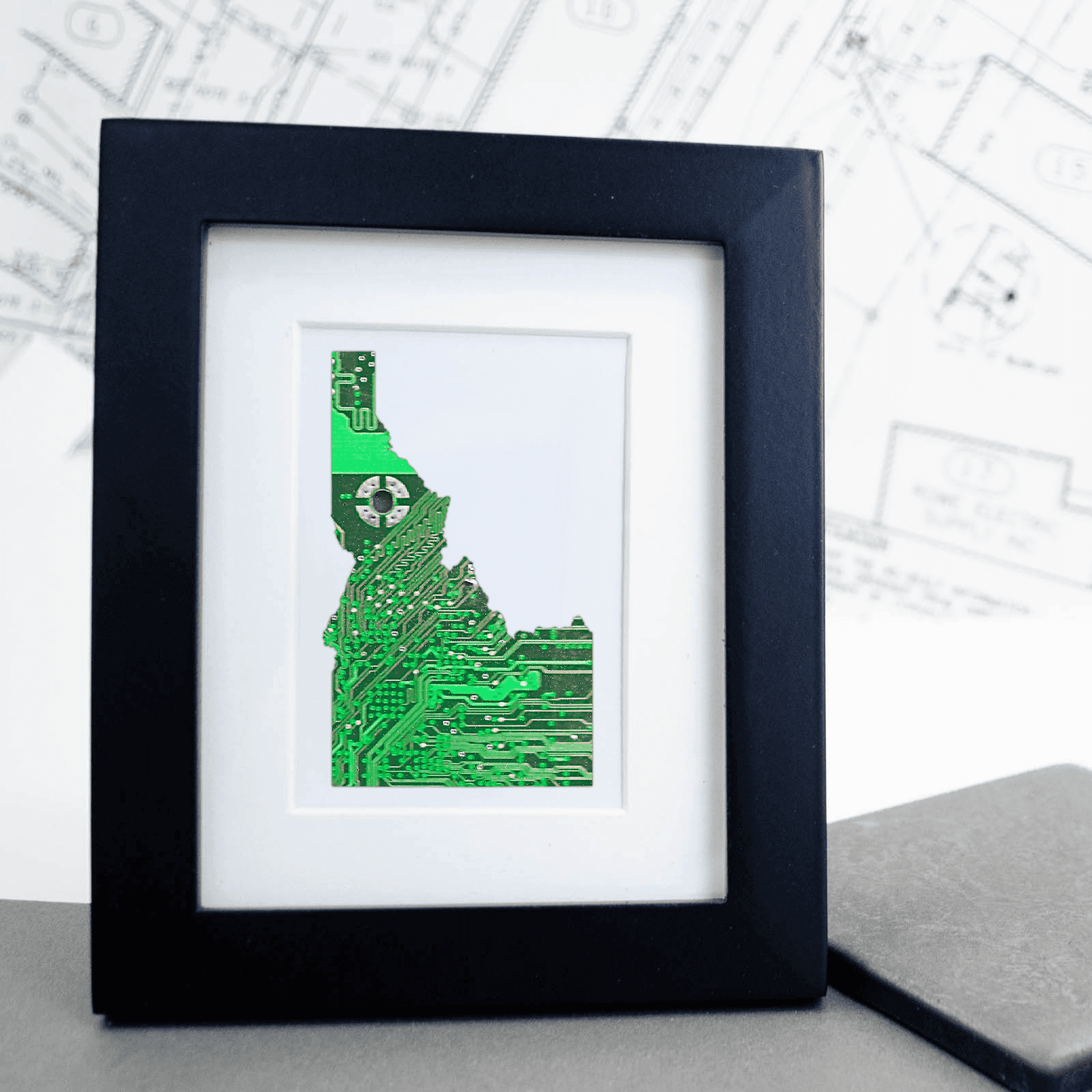 Idaho Circuit Board Art - Mini