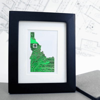 Idaho Circuit Board Art - Mini