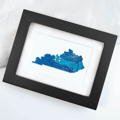 Kentucky Circuit Board Art - Mini