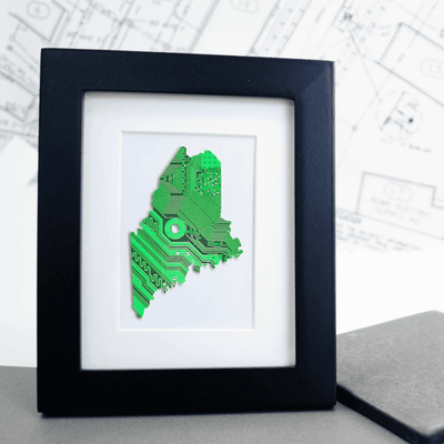Maine Circuit Board Art - Mini