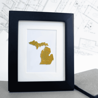 Michigan Circuit Board Art - Mini