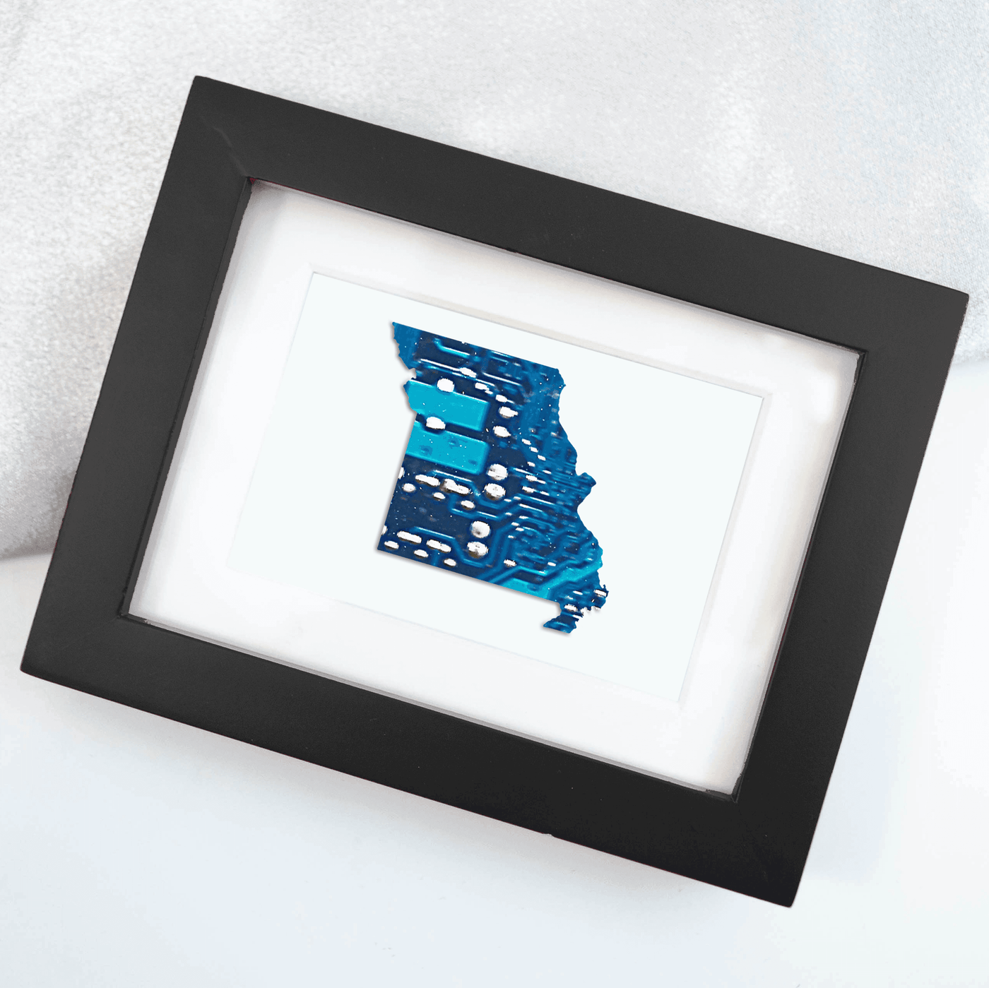 Missouri Circuit Board Art - Mini