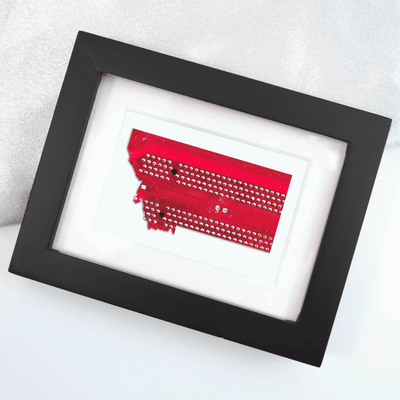 Montana Circuit Board Art - Mini