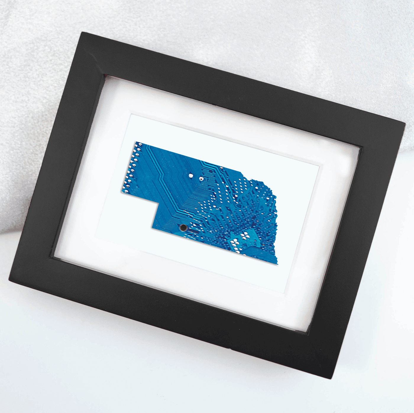Nebraska Circuit Board Art - Mini