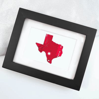 Texas Circuit Board Art - Mini
