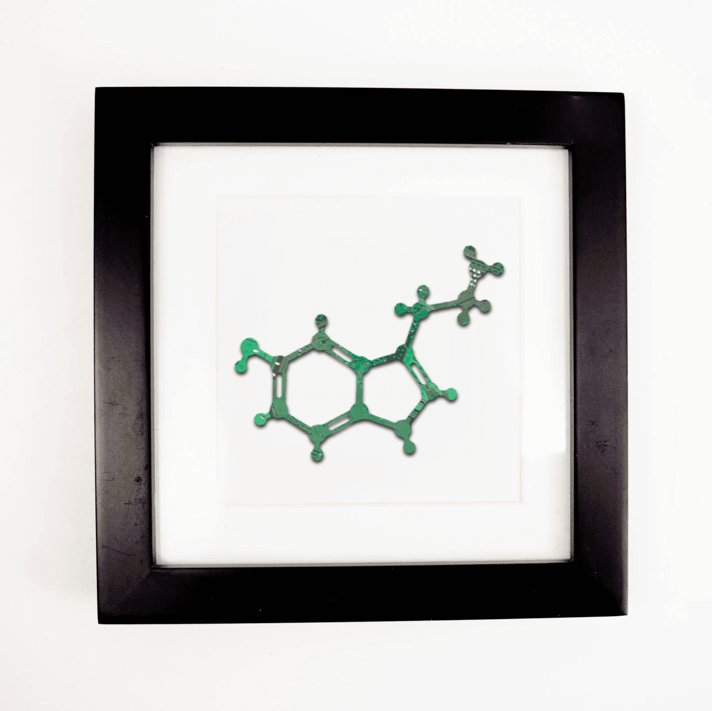 Serotonin Circuit Board Art - Mini Square