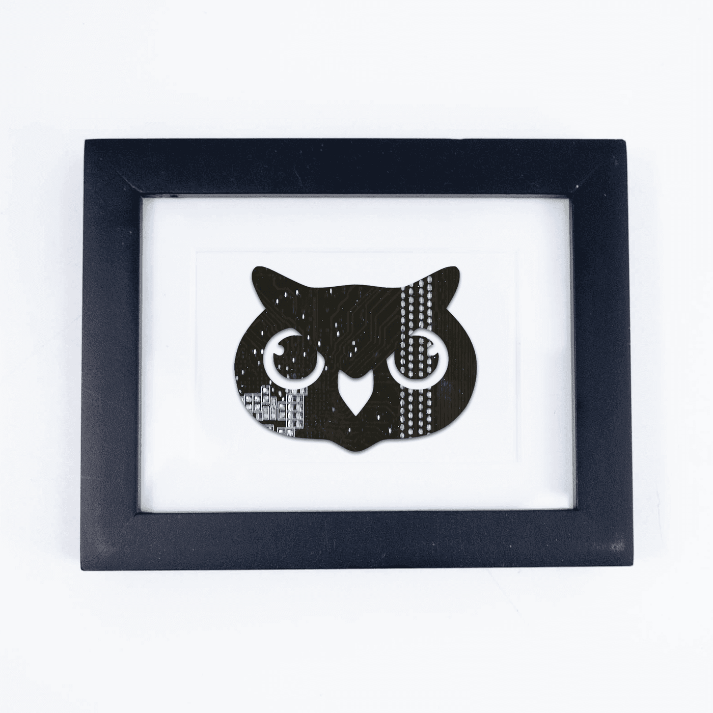 Owl Circuit Board Art - Mini