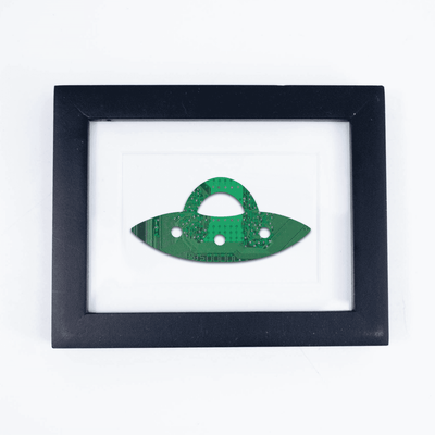 UFO Circuit Board Art - Mini