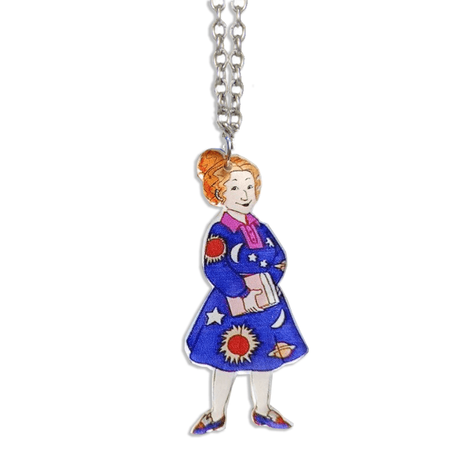 Miss Frizzle Space Necklace