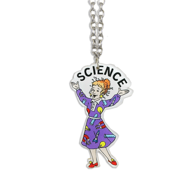 Miss Frizzle Science Necklace