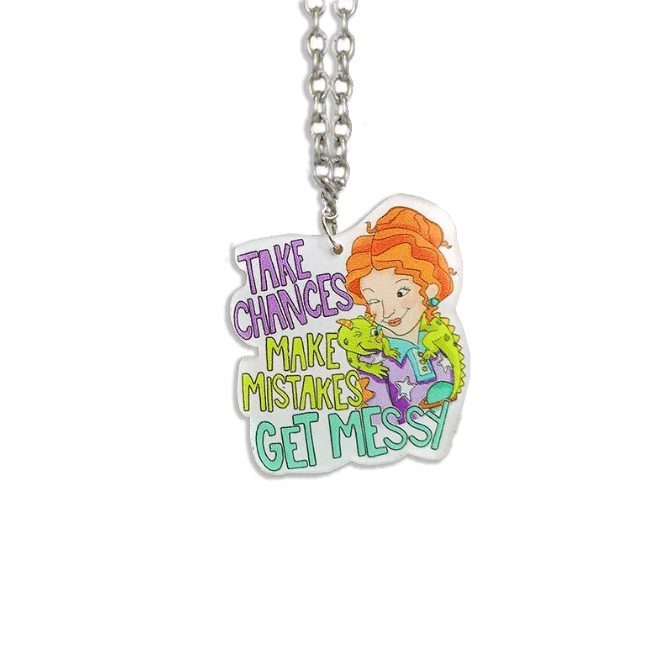 Take Chances Get Messy Necklace
