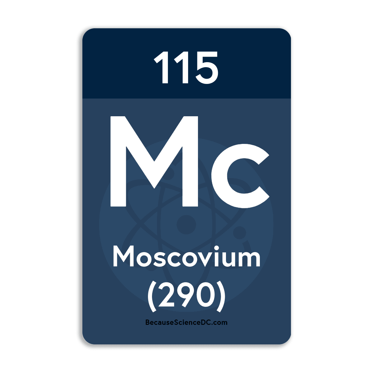 Moscovium Element - Vinyl Sticker