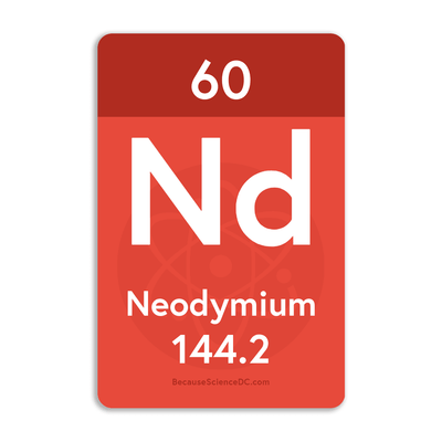 Neodymium Element - Vinyl Sticker