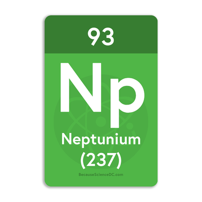 Neptunium Element - Vinyl Sticker