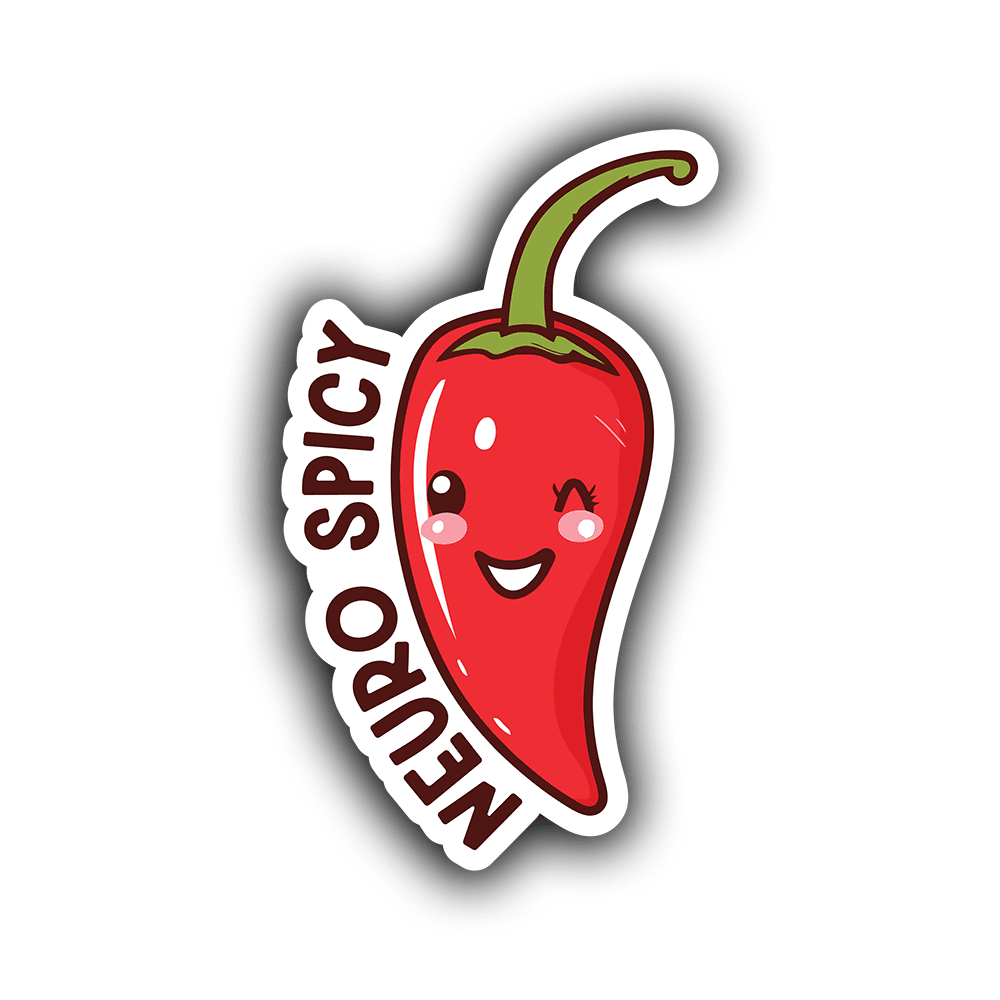 Neuro Spicy Pepper - Vinyl Sticker