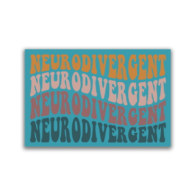 Neurodivergent Wave - 2x3 Magnet