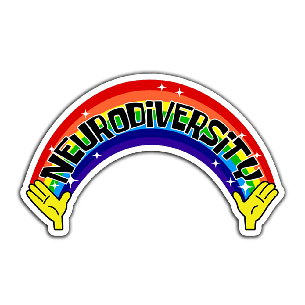 Neurodiversity Rainbow - Vinyl Sticker