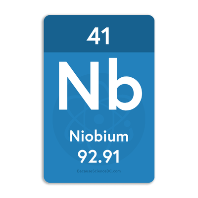 Niobium Element - Vinyl Sticker