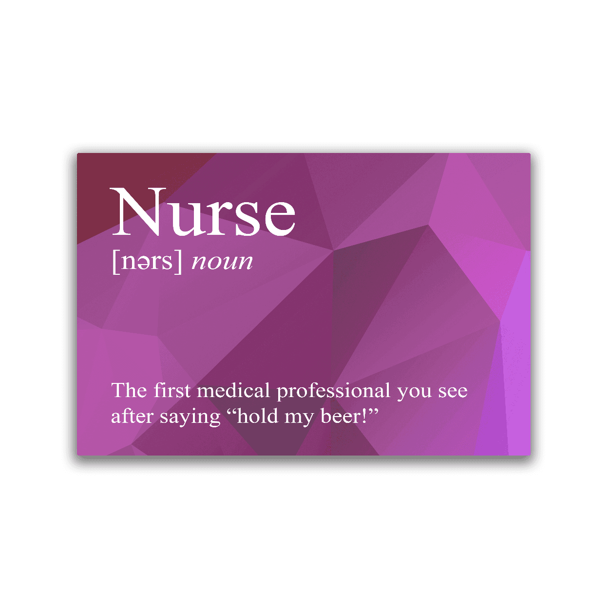 Nurse Definition - 2x3 Magnet