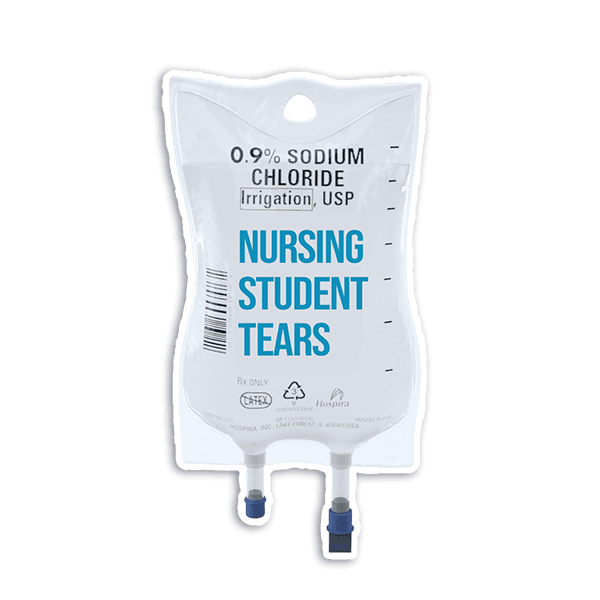 Nursing Student Tears - Vinyl Sticker