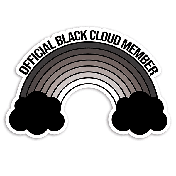 Official Black Cloud Member - Vinyl Sticker