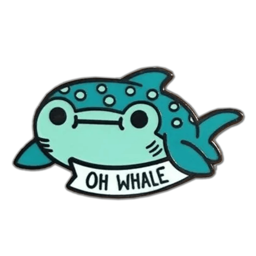 Oh Whale Enamel Pin
