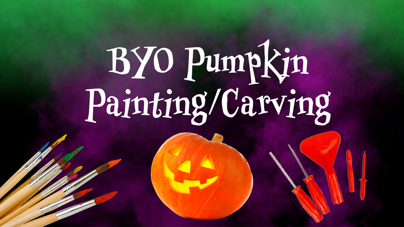 Spooky Science Week: FREE Open Pumpkin Painting/Carving Oct 23, 4-6pm