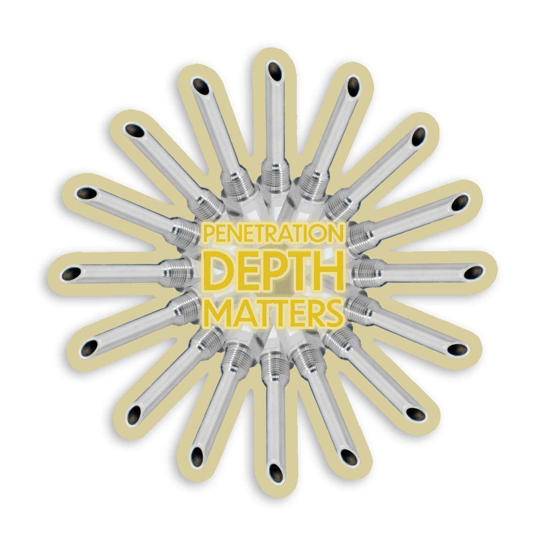 Penetration Depth Matters (injection quill) - Vinyl Sticker