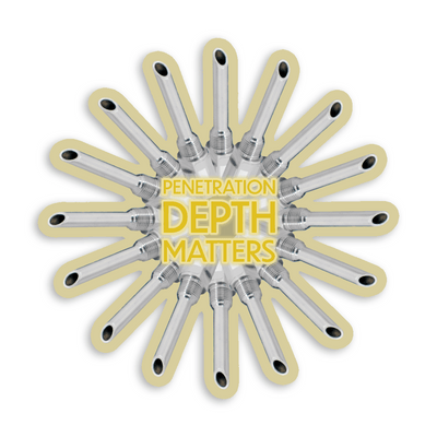 Penetration Depth Matters (injection quill) - Vinyl Sticker