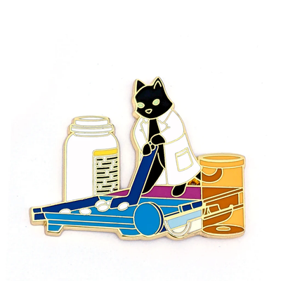 Pharmacy Cat Enamel Pin