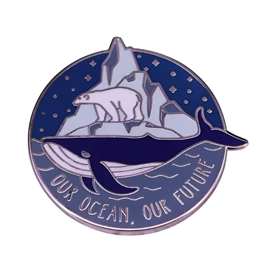Our Ocean Our Future Enamel Pin