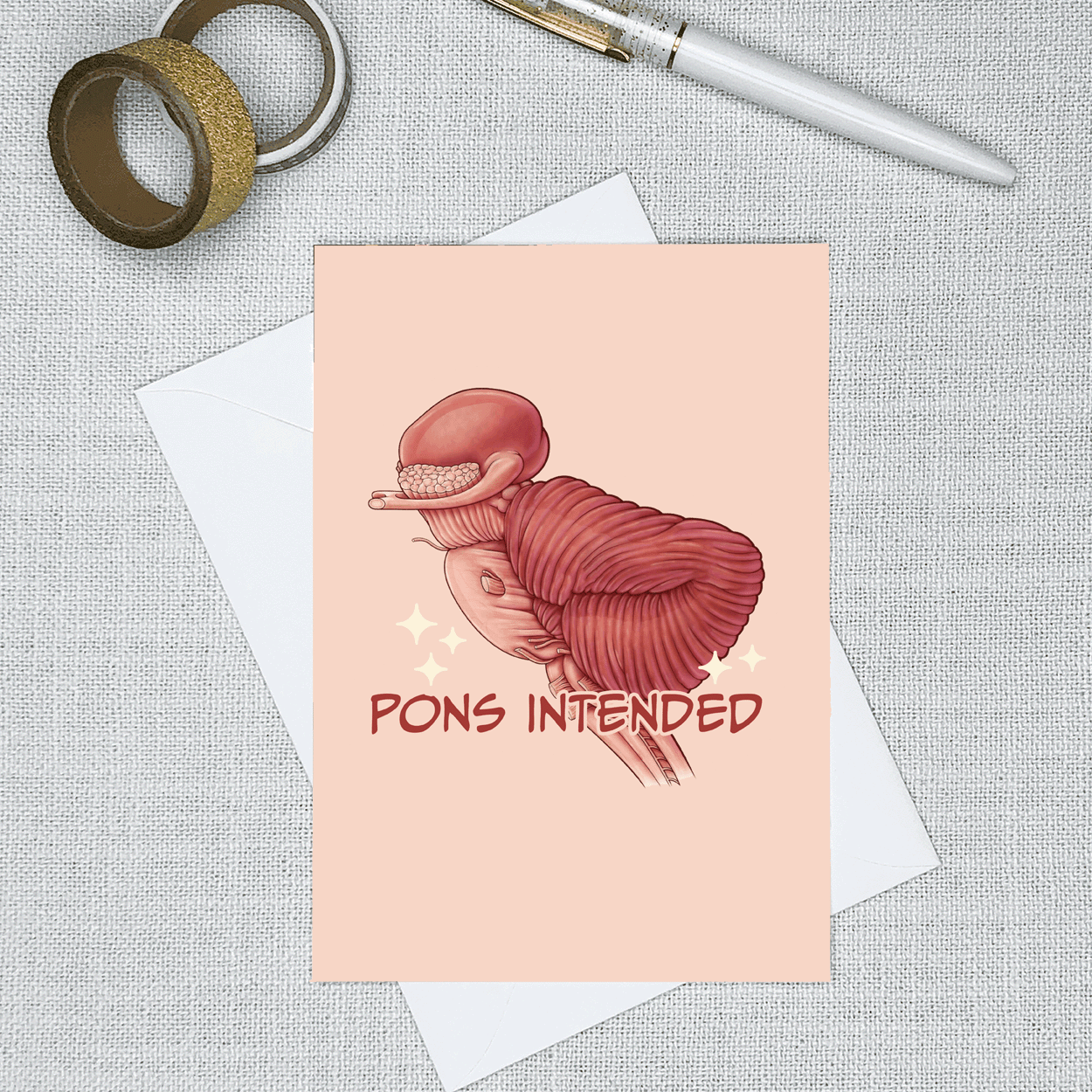 PONs Intended (neurology) Greeting Card