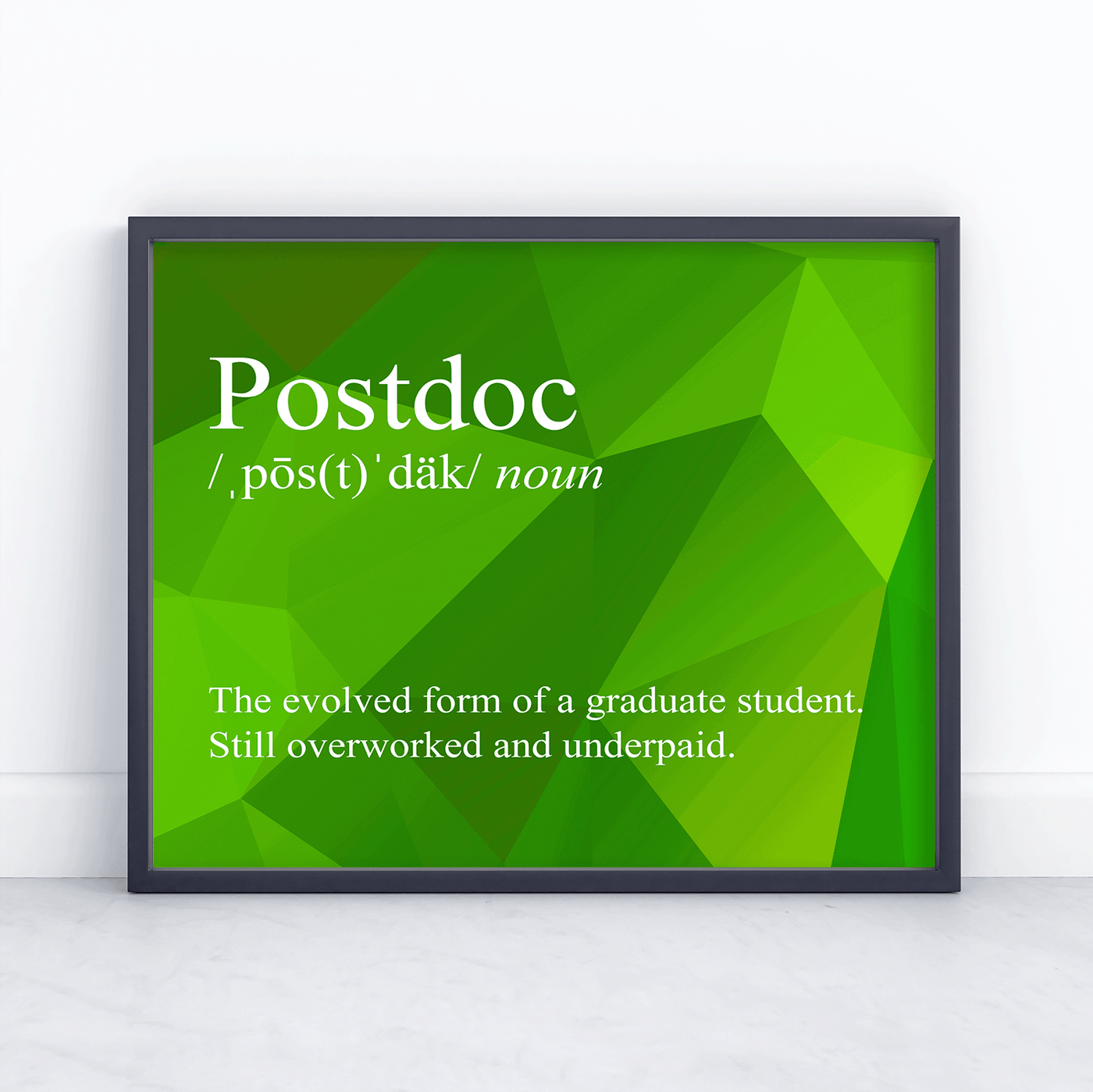 Postdoc Snarky Definition - Print 8x10