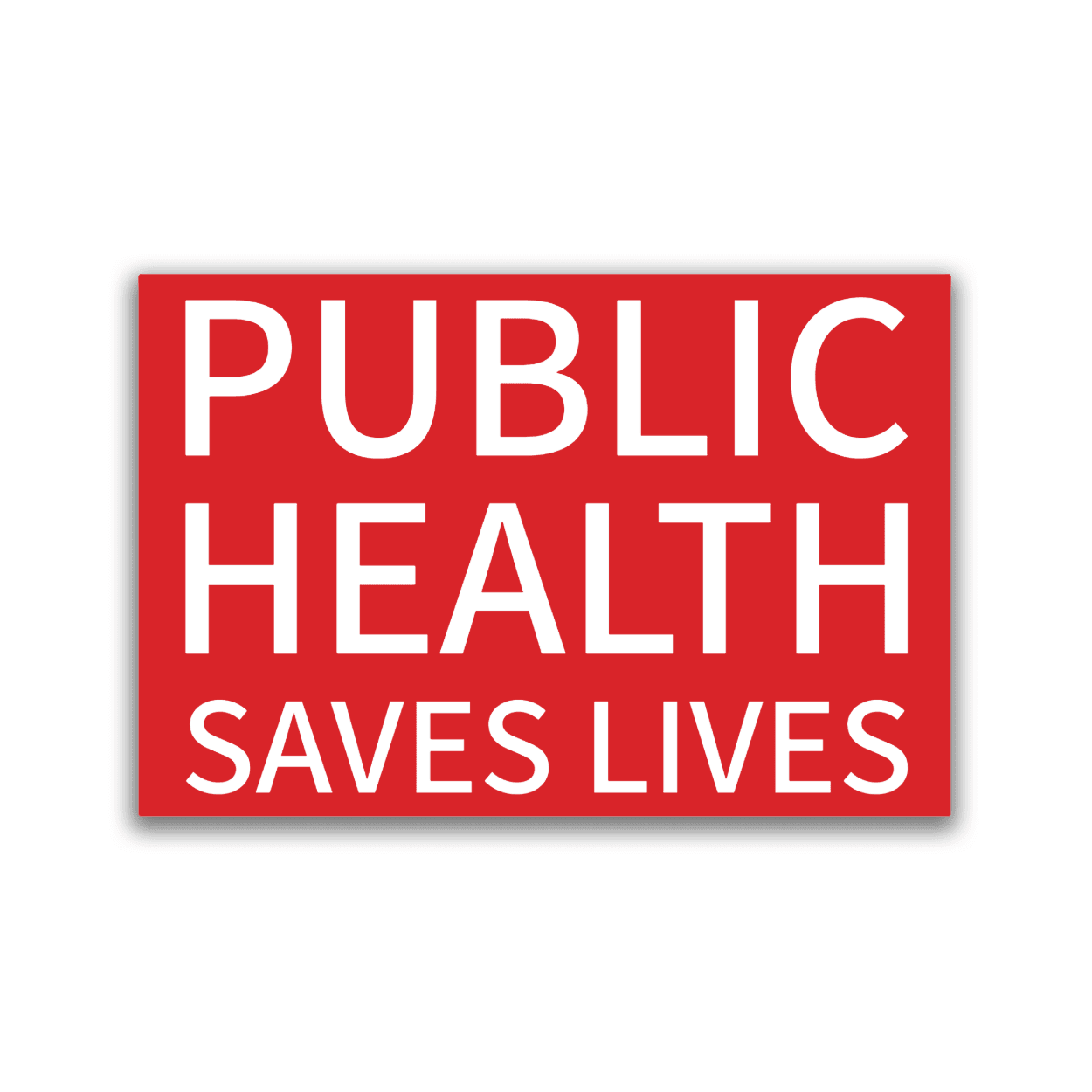 Public Health Saves Lives - 2x3 Magnet