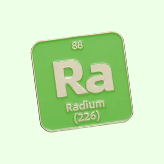 Ra - Radium Enamel Pin