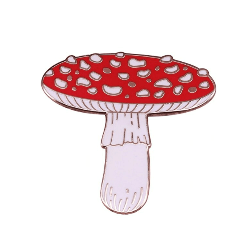 Red Fly Agaric Mushroom Pin