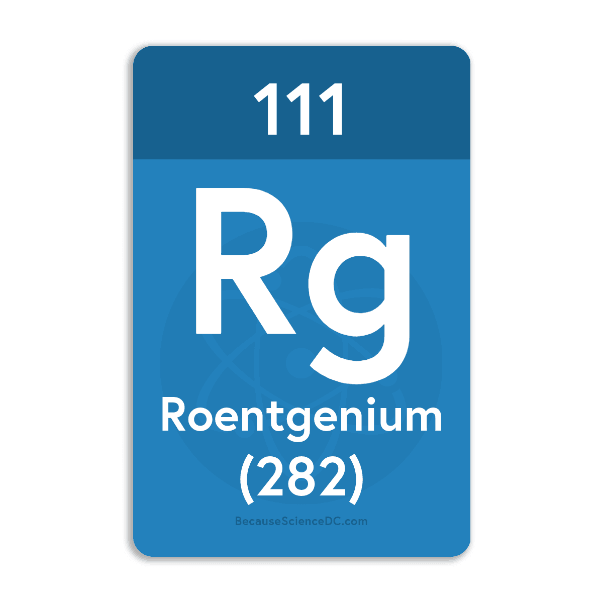 Roentgenium Element - Vinyl Sticker