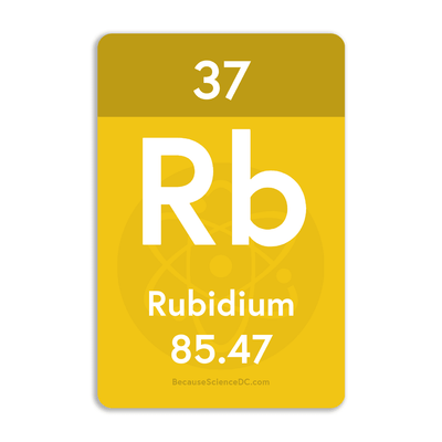 Rubidum Element - Vinyl Sticker