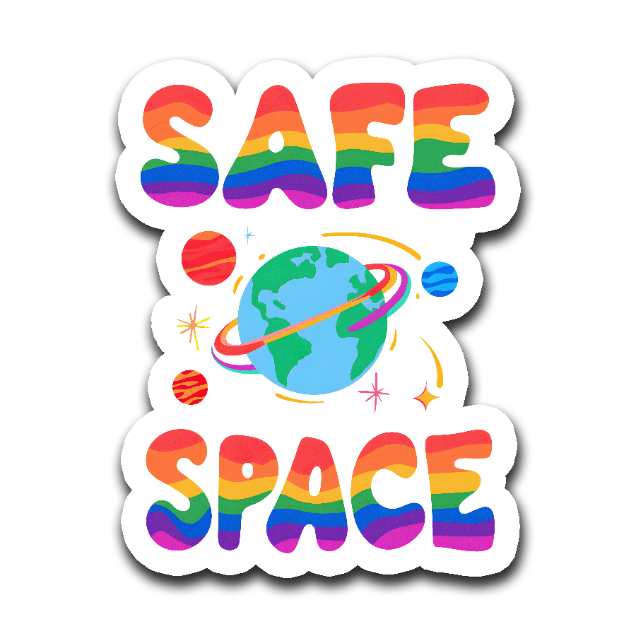Safe Space - Vinyl Sticker – Because Science