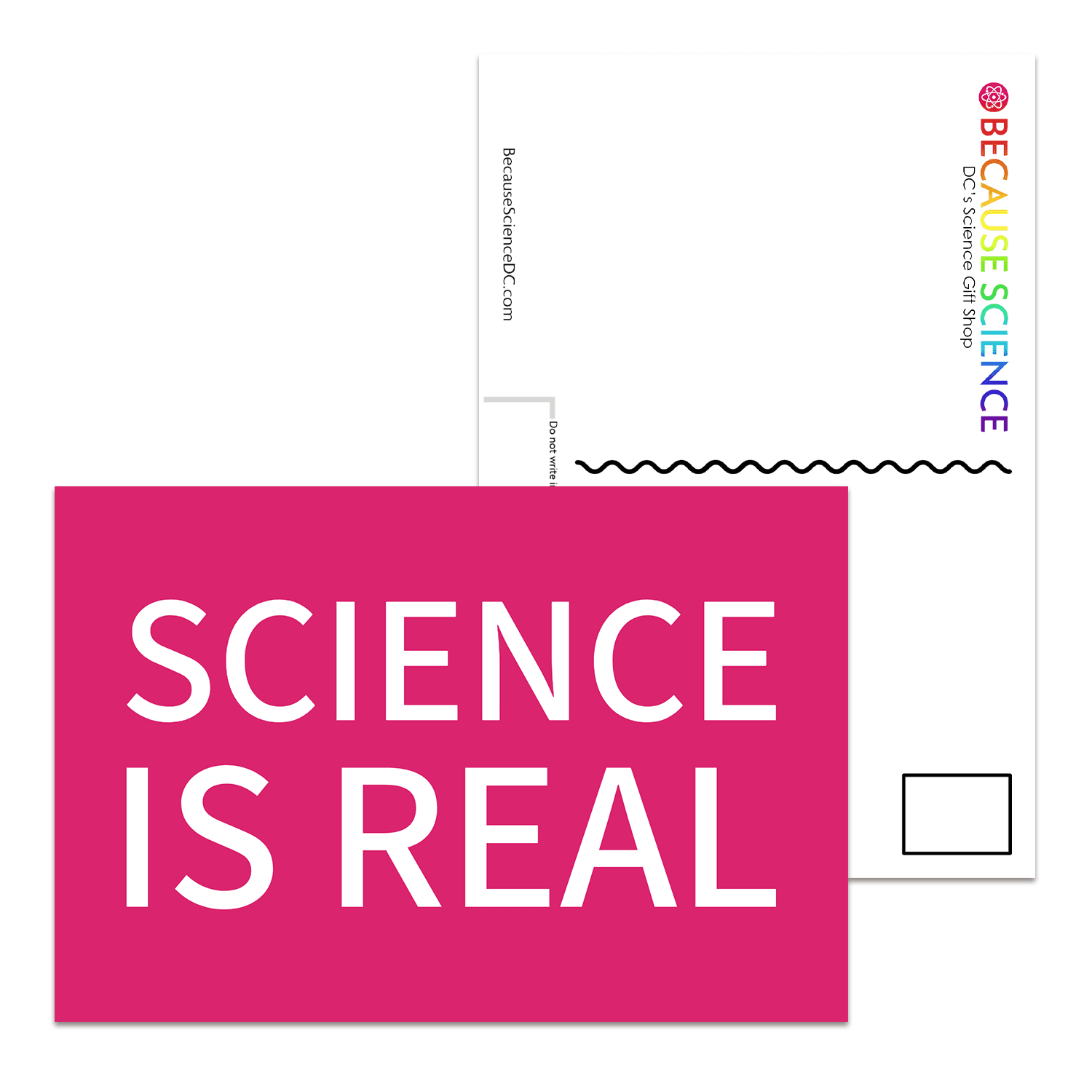 Science Is Real - Postcard – Because Science