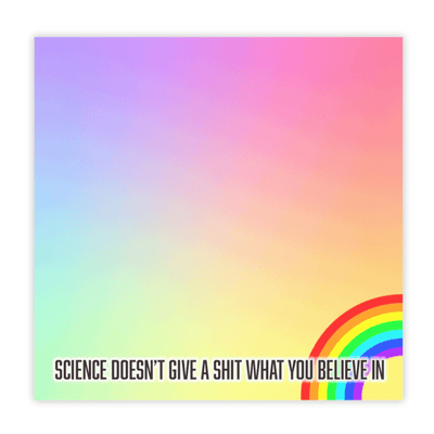 Science Doesn't Give a Shit - Sticky Notes