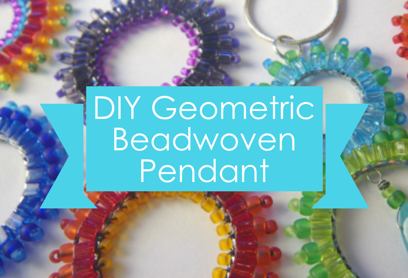Geometric Beaded Pendant Class Aug 23, 2-4pm