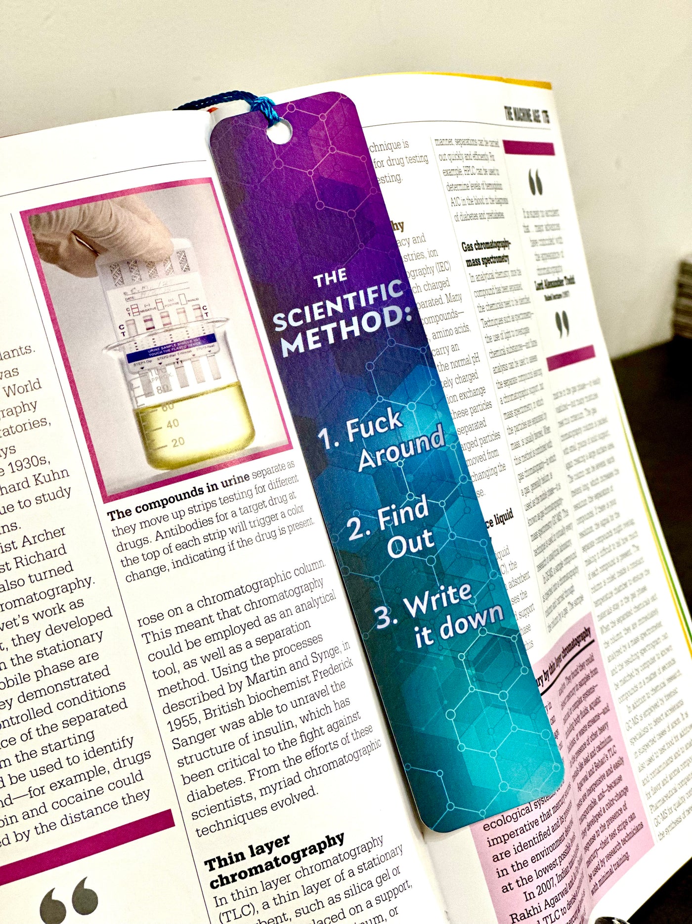 The Scientific Method - Bookmark with Tassel