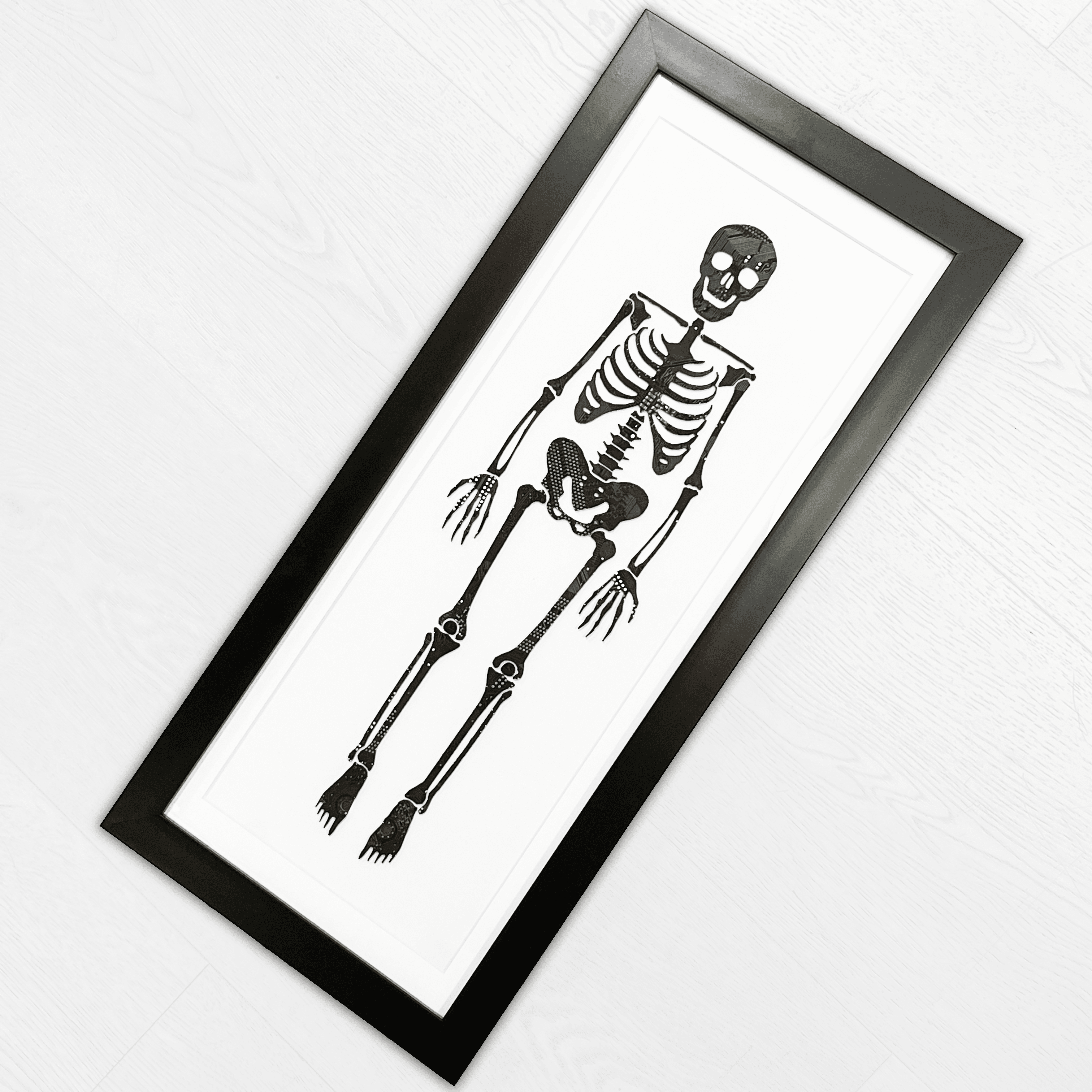 Human Skeleton Circuit Board Art - 8x20 – Because Science