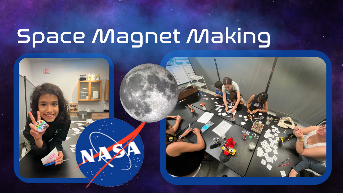 Space Festival: FREE Space Magnet Making Sept 13, 2-3:45pm