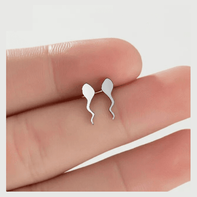 Spermatozoa Post Earrings
