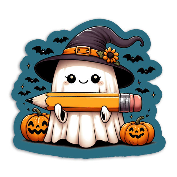 Spoopy Teacher - Vinyl Sticker